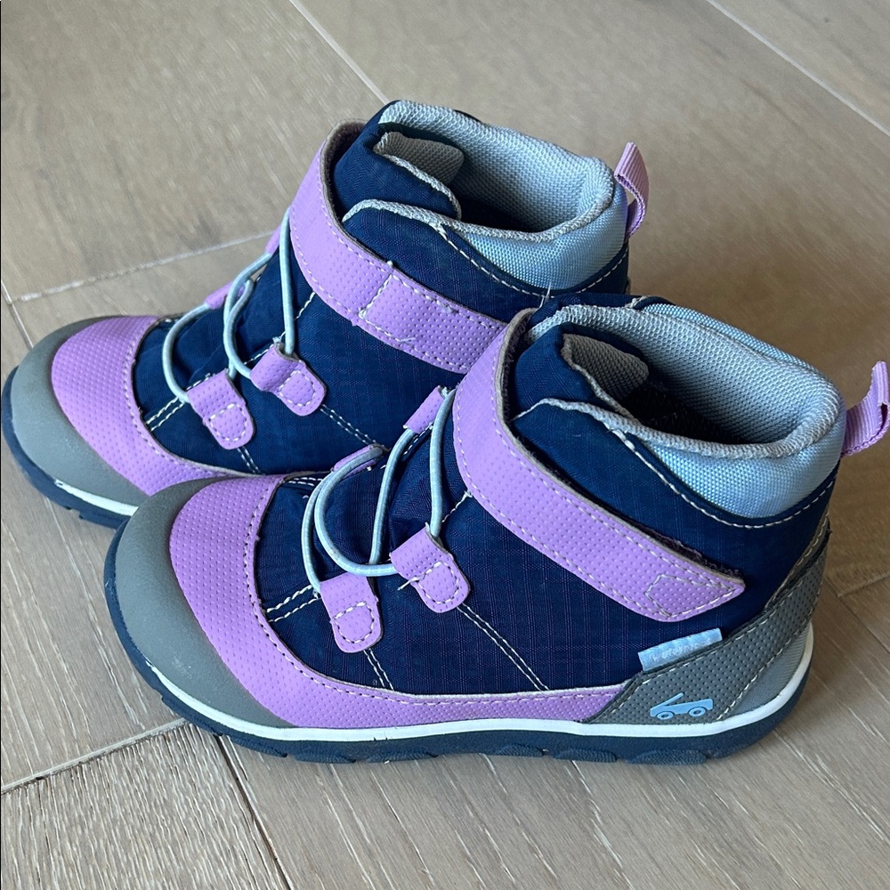 Kids Purple and Blue Shoes